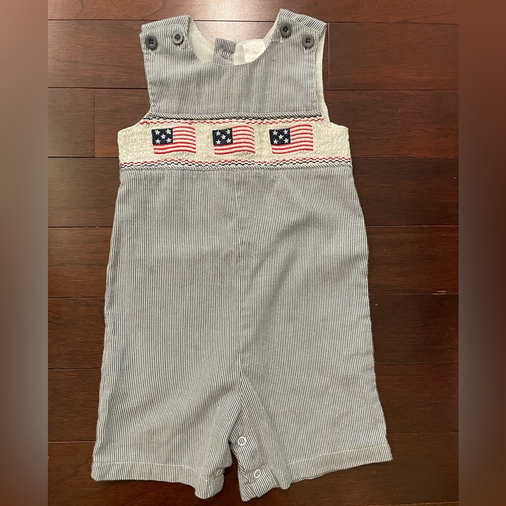 18 mo American Flag Shortall